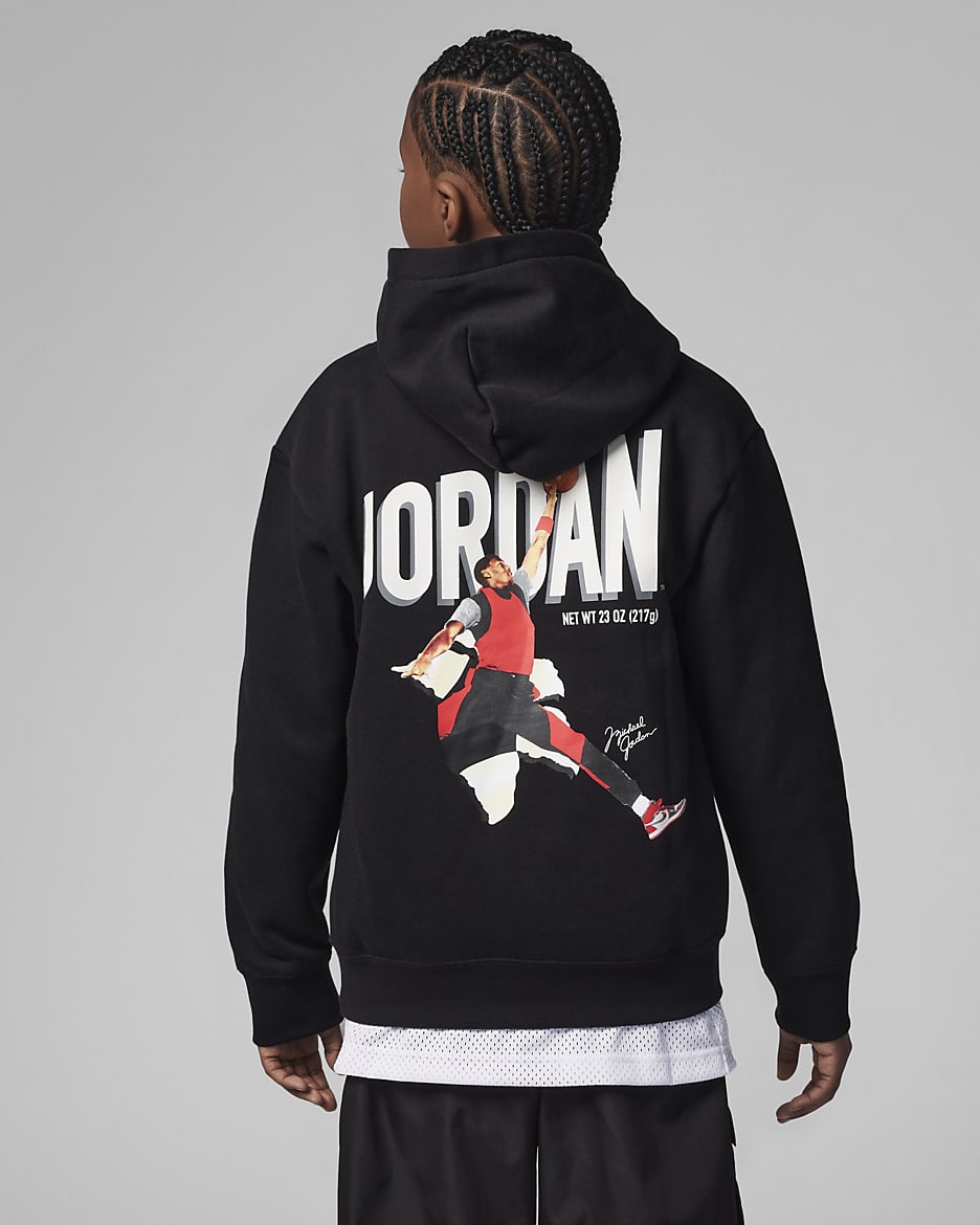 Jordan Jumpman Pullover Hoodie Big Kids Boys Pullover Hoodie. Nike JP